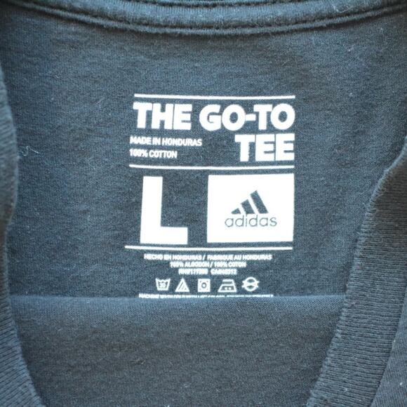 Adidas Short Sleeve T-Shirt Tee Size L - Picture 3 of 4